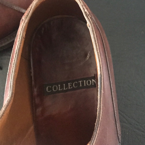Brown leather shoes size 10.5 - Picture 6 of 6